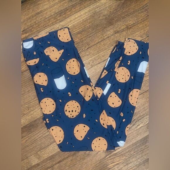LuLaRoe Tall&Curvy Leggings •Milk & Cookies •Buttery Soft & Ultra Stretchy •NWOT - Picture 8 of 12